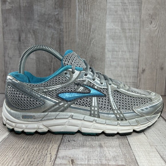 Brooks Addiction 11 Women's Running Shoes Silver Shadow Size 7 2E 1201402E318 - Picture 5 of 15